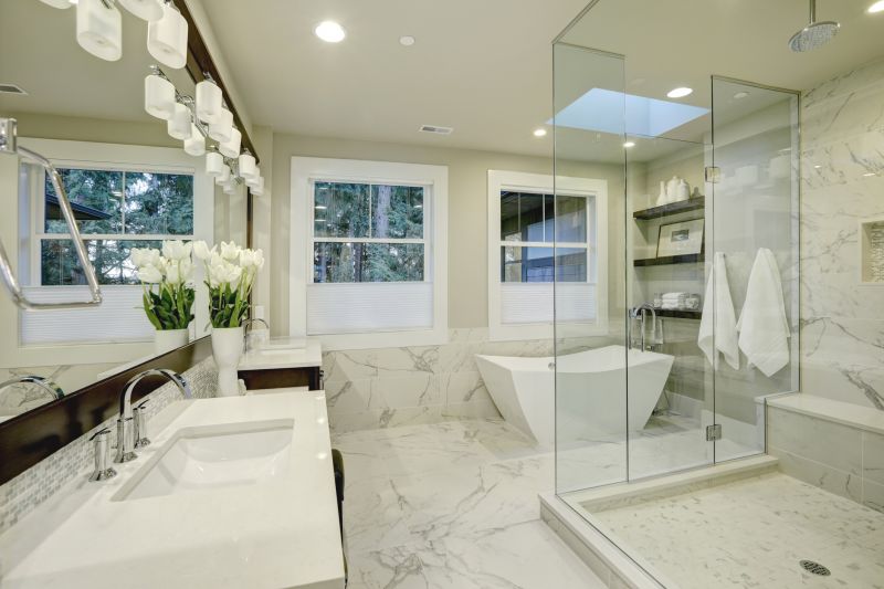 Spacious Master Bath Layout